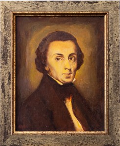 Maksymilian Stratanowski (1913-1987) Kopia portretu Fryderyka Chopina z roku 1847, wg. Ary Scheffera 