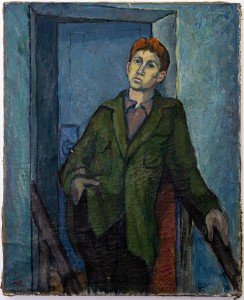 Maksymilian Stratanowski (1913-1987) Portret chłopca o kasztanowych włosach, ok. 1970 r.