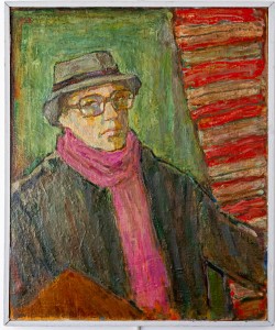 Maksymilian Stratanowski (1913-1987) Autoportret w kapeluszu, ok. 1960 