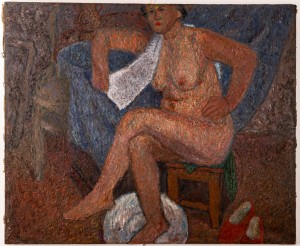 Maksymilian Stratanowski (1913-1987) Akt kobiet z ręcznikiem, ok. 1970 r..