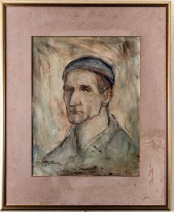 Maksymilian Stratanowski (1913-1987) Portret robotnika, ok. 1963 r..