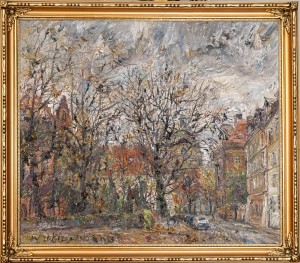 Włodzimierz Zakrzewski (1916-1992) Warszawa, Nowe Miasto ul.Przyrynek, 1983 r.