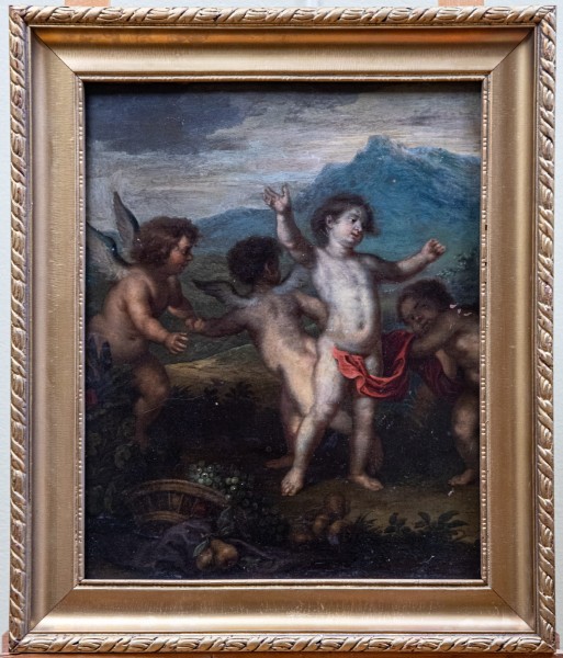 Młody Bachus igrający z puttami, XIX w.  