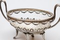 Żardiniera srebrna z kryształowym wkładem, Niemcy XIX w.