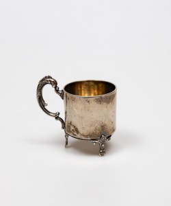 Srebrna podstawka pod szklankę, Rosja XIX w.