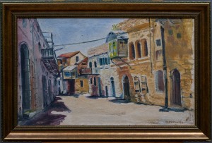 Artur Markowicz (1872-1934) Uliczka na Krakowskim Kazimierzu, po 1900 r.