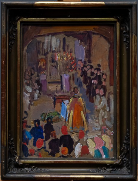 Fryderyk Pautsch (1877-1950), Nabożeństwo, ok. 1920 r.