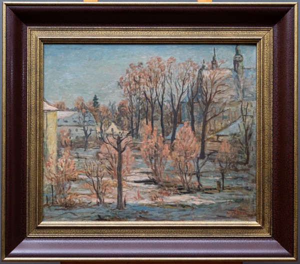 Władysława Lam (1893-1984) Katedra w Oliwie od strony parku, ok.1930