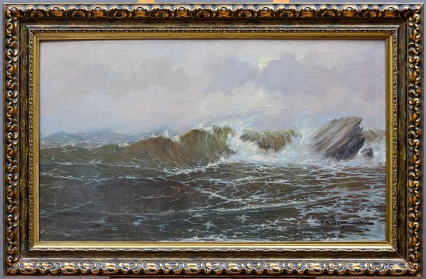 Feliks Michał Wygrzywalski (1875-1944) Wzburzone morze, po 1900 r.