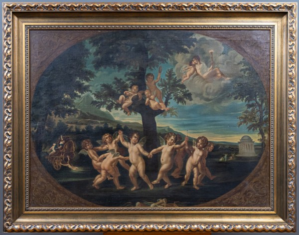 Zdzisław Piotr Jasiński (1863-1932) Taniec Amorków (Danza degli amorini) wg Francesca Albaniego z 1620-1630 r.)