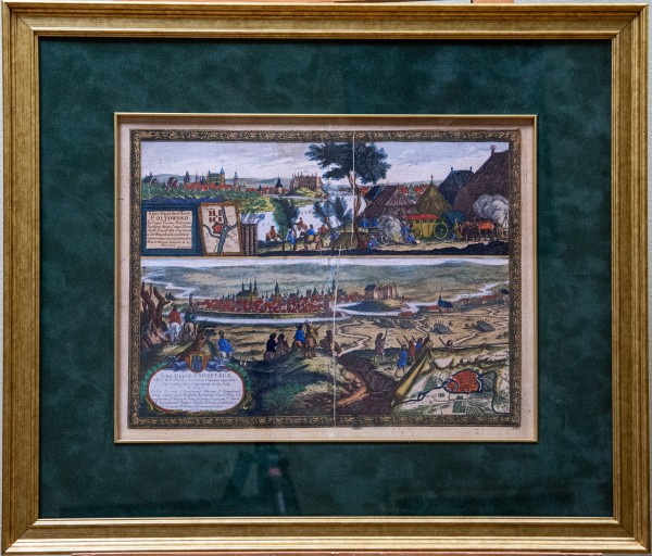 ORYGINALNA GRAFIKA PRZEDSTAWIAJĄCA PUŁTUSK I BYDGOSZCZ