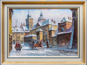 Jan Rawicz (1911-1979), "Zima na Starym Mieście"