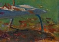 Stanisław Janowski (?) (1866-1942), "Ławka pod kasztanowcem", 1928