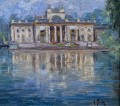 A.Foch (?), "Pałac na wyspie w Łazienkach Królewskich"