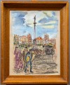 Antoni Uniechowski (1903-1976), "Plac Zamkowy w Warszawie", ok. 1930 r.