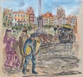 Antoni Uniechowski (1903-1976), "Plac Zamkowy w Warszawie", ok. 1930 r.