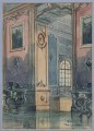 Władysław Stachowicz, "Wnętrze pałacu w Wilanowie"