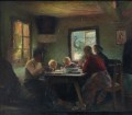 Henryk Rauchinger (1858-1942), "Przy rodzinnym stole", ok. 1920 r.