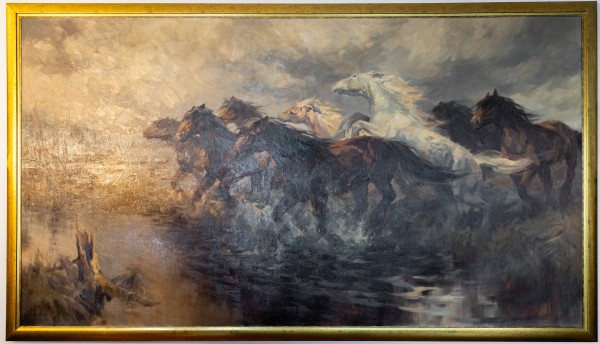 Manfred Schatz (1925-2004)  „Spłoszony tabun”