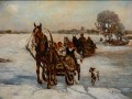 Alfred Schweitzer,  „Powrót z kościoła”
