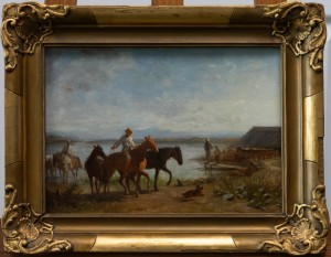 Franz Quaglio 1884-1920  Popas nad wodą, 1887