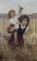 Malarz nierozpoznany, XX w. Na kwietnej łące, 1913 r.