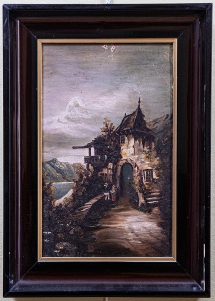 Malarz nierozpoznany, XX w. Stary dom w górach