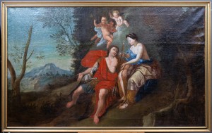Malarz nierozpoznany, XVIII/XIX w. Diana i Akteon