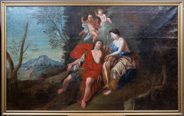 Malarz nierozpoznany, XVIII/XIX w. Diana i Akteon