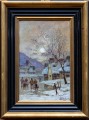 Slavomir Christof, ur, 1976 r. Pejzaż zimowy,  sygn.. pd. S.Ch 