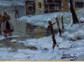 Slavomir Christof, ur, 1976 r. Pejzaż zimowy,  sygn.. pd. S.Ch 