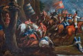 Malarz nierozpoznany, XVIII/XIX w. Scena batalistyczna