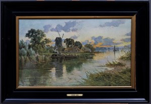 Malarz nierozpoznany,  XIX w. Evening Glow (Spokój wieczoru) 