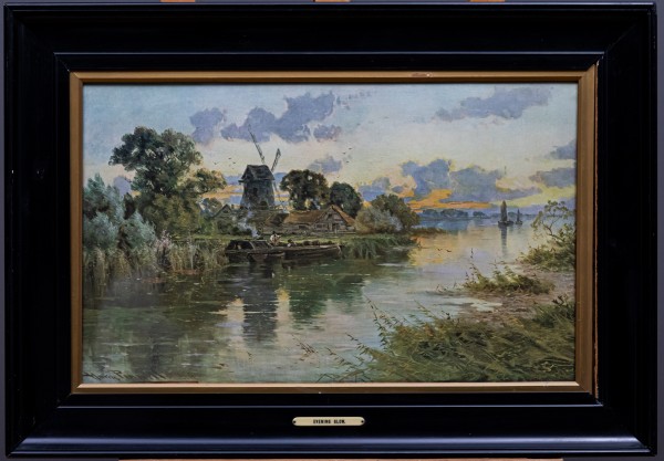 Malarz nierozpoznany,  XIX w. Evening Glow (Spokój wieczoru) 
