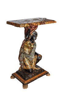 Stolik (konsola) na figuralnej podstawie, XIX w. (II)
