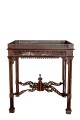 Stolik konsolowy z galeryjką ażurową, XIX w. Chinoise Francja (?)
