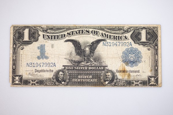 Banknot jednodolarowy,USA 1889, (Lincoln, Grand) (IV)