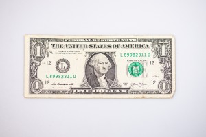 Banknot jednodolarowy,USA 2013, (Washington) 