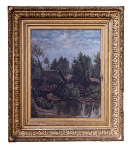 Malarz nieznany, XIX w. Pejzaż,1880 r. 