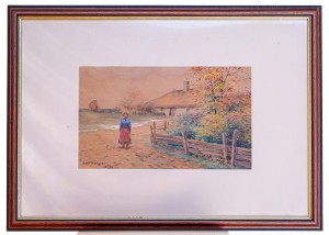 Józef Rapacki (1871-1929) Wiejska dziewczyna, 1892r.