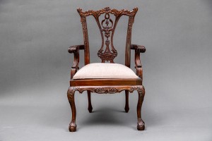 Fotelik chippendale, (dziecięcy), XIX w.(model handlowy)