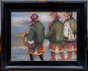 Władysław Jarocki(1879-1965) Hucułki,  