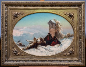 Apolinary Horawski, (1833-1900)       Nieoczekiwane spotkanie, 1865 r.