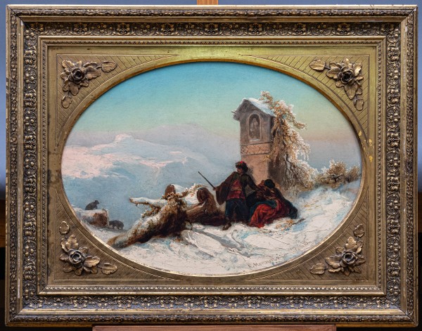 Apolinary Horawski, (1833-1900)       Nieoczekiwane spotkanie, 1865 r.