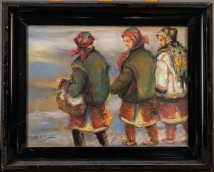 Władysław Jarocki(1879-1965) Hucułki,  