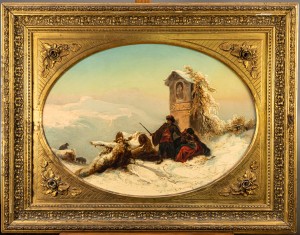 Apolinary Horawski, (1833-1900)       Nieoczekiwane spotkanie, 1865 r.