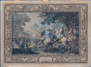 Sebastian Leclerc (1637-1714) Klęska armii hiszpańskiej nad kanałem brugskim w 1667 roku Oblężenie Douai w 1667 roku