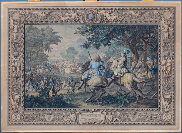 Sebastian Leclerc (1637-1714) Klęska armii hiszpańskiej nad kanałem brugskim w 1667 roku Oblężenie Douai w 1667 roku