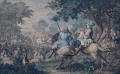 Sebastian Leclerc (1637-1714) Klęska armii hiszpańskiej nad kanałem brugskim w 1667 roku Oblężenie Douai w 1667 roku