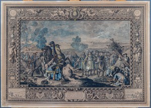 Sebastian Leclerc (1637-1714) Drugi wpis po scaleniu Klęska armii hiszpańskiej nad kanałem brugskim w 1667 roku Oblężenie Douai w 1667 roku